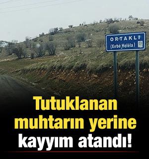 Tutuklanan muhtarn yerine kayyım atand